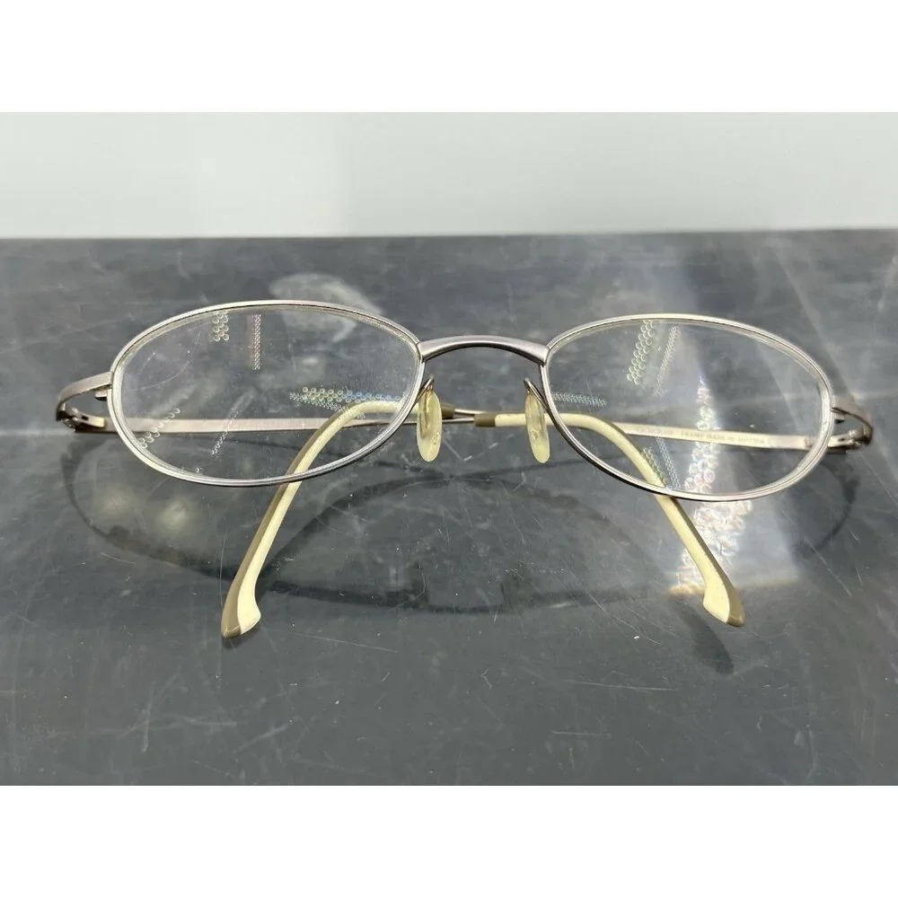 Adidas Eyeglasses A947 40 6057 Kids Gray Metal Full Rim Oval 47-18-130 (LE-3)